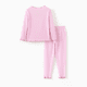 thumbnail image 3 of PatPat Pijamas de modal para niños y niñas con estampado infantil (conjunto de dos piezas ajustado), 3 of 3