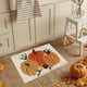 thumbnail image 1 of Alfombras de Calabaza para Halloween, Tapete con Forma de Calabaza, Tapete Decorativo para El Día de Acción de Gracias, Decoración de Halloween para Sala de Estar, Dormitorio, Cocina y Baño., 1 of 6