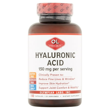 Olympian Labs Hyaluronic Acid with BioCell Collagen Type II - 100 Capsules