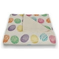 thumbnail image 3 of Creative Products Watercolor Eggs 50 x 60 Sherpa Fleece Blanket, 3 of 3