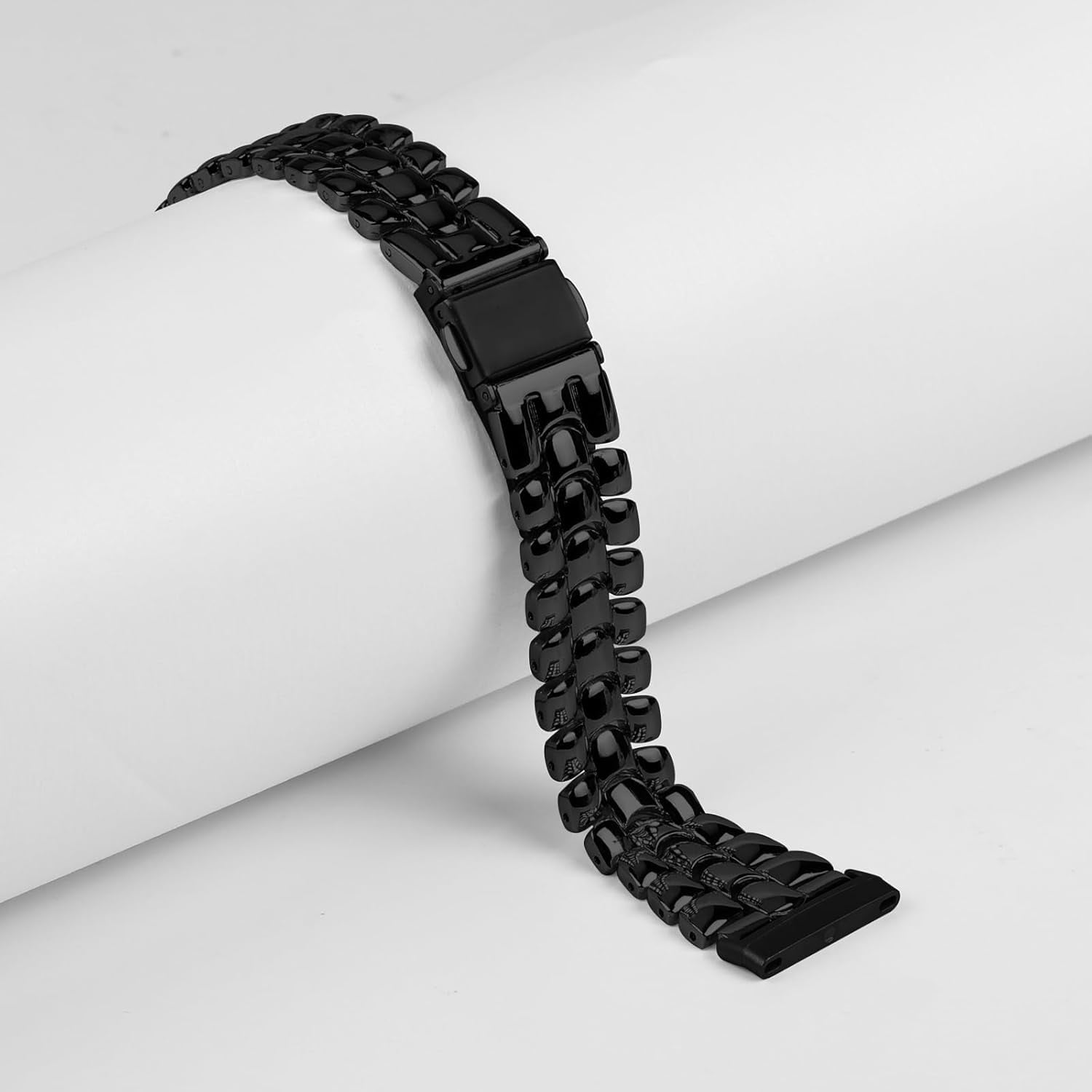 REQO Metal Bands Compatible with Fitbit Versa 4/Versa 3/Sense 2/Sense, Women Replacement Wristband