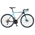 thumbnail image 1 of Gravel Bike Eurobike XC580 Road Bike Mens 54cm Frame Bicycle 700C*35C Wheels Commuter Bicycles Large Adult Black-blue, 1 of 8