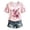 Light Pink, variant on Gunia Breast Cancer T Shirts For Women Pink Ribbon Breast Cancer Awareness Gifts Short Sleeve V Neck Shirt Fashion Fall Tops,Size S-3Xl