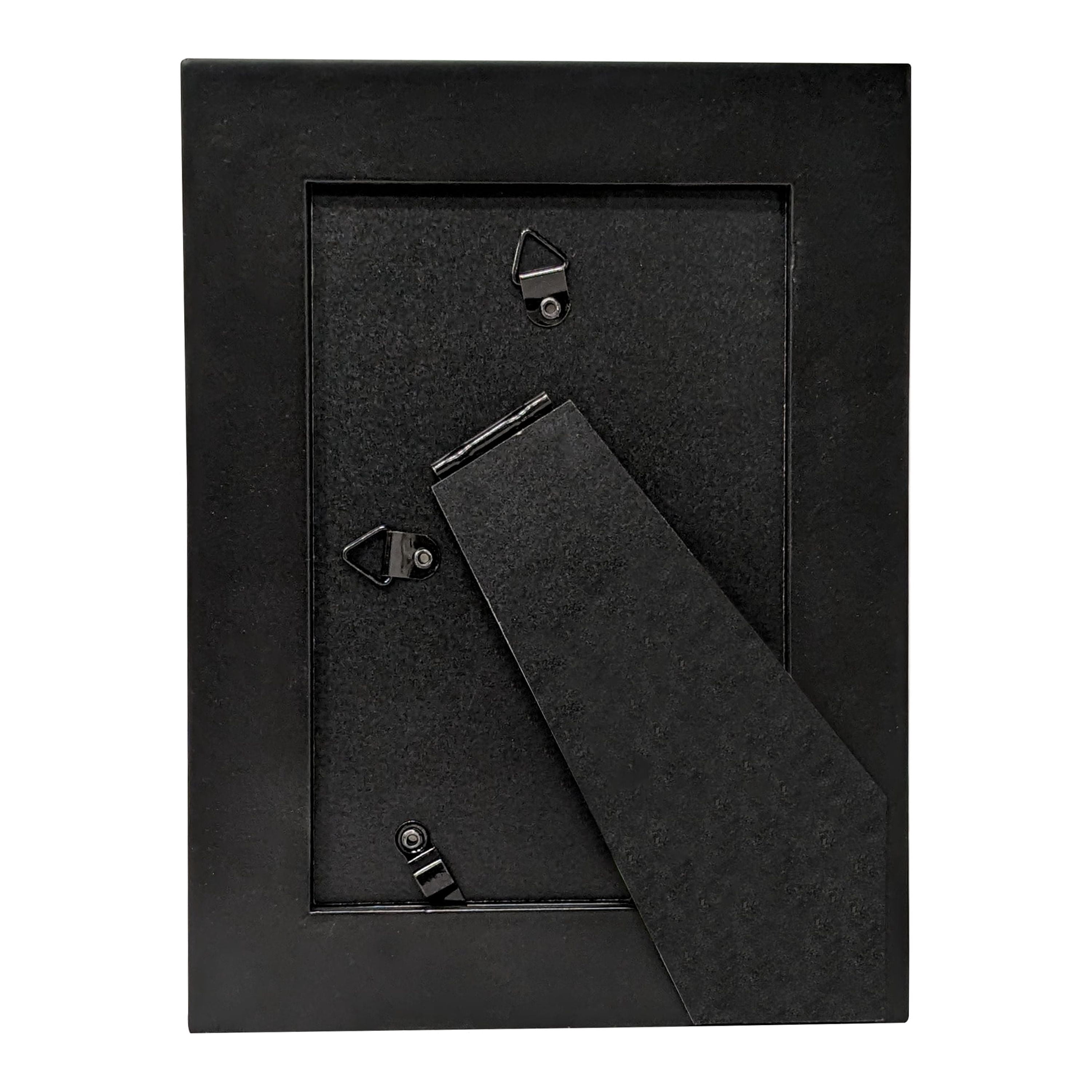 Mainstays 5x7 Bevel Gallery Tabletop Picture Frame, Black
