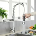 thumbnail image 6 of Senlesen Chrome Kitchen Faucet Swivel Sink Pull Down Sprayer Mixer Tap, 6 of 18