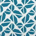 thumbnail image 2 of 18" x 18" Simply Daisy Kaleidoscope Graffiti Polyester Indoor/Outdoor Pillow, Unreal Teal Qty 1, 2 of 6
