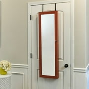FirsTime & Co. Over-the-Door/Wall-Hang Mirrored Jewelry Armoire