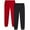 Charcoal Heather/Red, variant on Southpole Boys Sweatpants - 2 Pack Cozy Fleece Joggers for Boys with Drawstring Waistband (Size: 8-20)