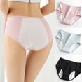 thumbnail image 2 of Más El Tamaño De Las Bragas Menstruales Mujeres Fisiológicas Pantalones De Algodón Suave Impermeable Ropa Interior Mediados De La Cinturapangjing, 2 of 4