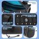 thumbnail image 3 of Bolsa para Manillar de Bicicleta, Impermeable, con Gran Área Reflectante y Tiras, Bolsa Frontal para Bicicleta de Montaña, 3 of 5