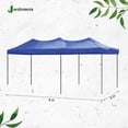 thumbnail image 2 of Carpa 3x6 m Jardimanía, Toldo Antisombra con Protección de Rayos UV. azul, 2 of 5