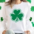 thumbnail image 5 of Annhoo Womens St Patrick's Day Sweatshirt Shamrock Print Crewneck Pullover Long Sleeve Tops Soft Clothes, 5 of 5