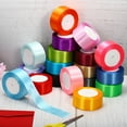 thumbnail image 5 of Uxcell Yards Double Face Decorate Crafts Roll Satin Ribbons Dark Green, 5 of 6