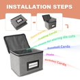 thumbnail image 4 of Kit de almacenamiento con láminas magnéticas KKJCXY de 40 piezas con caja, 4 of 9