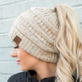 thumbnail image 2 of CC Confetti Messy Bun Ponytail Beanie for Adult and Teen Sizes, 2 of 23