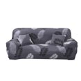 thumbnail image 2 of Shanna Stretch Sofa Slipcover Non Slip Couch Covers for 1 2 3 4 Seater and Sectional Couch, Sofa Furniture Protector(2 Seater,Black Feather Leaf), 2 of 9