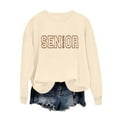 thumbnail image 3 of DAFPZW Senior 2026 Sweatshirt for Women Class Of 2026 Graduation Crewneck Sweatshirts Funny Cute Pullover Tops Loose Casual, 3 of 5
