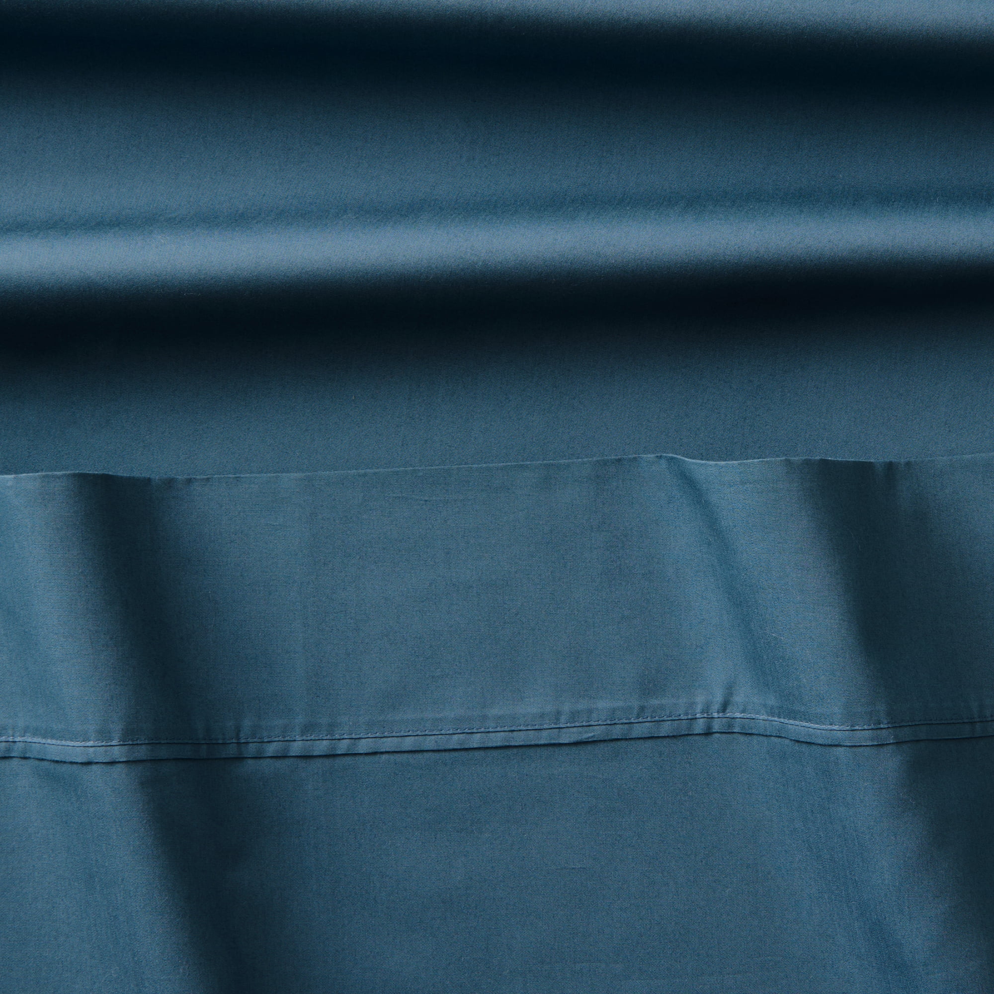 Better Homes & Gardens 300 Thread Count Cotton Percale 3-Piece Teal Ocean Bed Sheet Set, Twin
