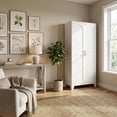 thumbnail image 4 of Homy Casa 70.8" White Tall Storage Cabinet, 2-Door Adjustable Shelves for Kitchen, Pantry, Laundry Room, 4 of 8