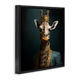 thumbnail image 2 of Stupell Industries Art Deco Giraffe Gaze in Regal Crown Black Floating Frame Canvas Art, 18 x 18, by Lazar Studio, 2 of 8