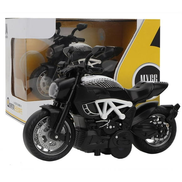 Greensen Motorbike Model Toy, Electric Motorbike Model Toy,Electric Alloy Motorcycle Motorbike Model Toy with Light Music for Children Kids Gift