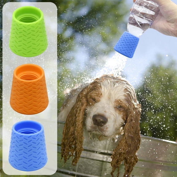 Msgweeeg Rain Shower Head with Handheld Spray Shower Head High Pressure Portable Pet Cleaning Showerhead Outdoor Silicone Pet Showerhead Outdoor Pet Cleaning Supplies