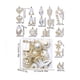 thumbnail image 4 of Juego de adornos de 16 piezas para bolas navideñas - bolas colgantes coloridas con hebillas metálicas para decoraciones del árbol de Navidad, 2,8 pulgadas, 4 of 5
