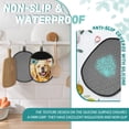 thumbnail image 4 of Golden Retriever Smiling With Butterflies Kitchen Pot Mat, 7.5x9.4 in Kitchen Mat for Oven, Heat Resistant Soft Quilted Cotton Lining for Safe Backing Cooking, 2PCS, 4 of 4