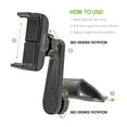 thumbnail image 3 of Cellet Car Sun Visor Clip Phone Holder, 360° Rotating Cradle Mount for Smartphones up to 4.7", 3 of 10