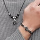 thumbnail image 5 of 24 Uds. Conjunto de collares y pulseras para parejas de Tai Chi Yin Yang, colgante, pulsera de cadena trenzada ajustable, pulseras de amantes a juego, Gargantilla, 5 of 5