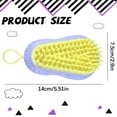 thumbnail image 3 of Head Massager Head Cleaner Scalp Massage Comb,Hair Scalp Scrubber Massager Brush,Head Exfoliator Shower Shampoo Comb,Shower Head Scrubber,Plastic Scalp Brush for Hair Growth & Dandruff Removal,Purple, 3 of 4