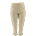 thumbnail image 1 of Lemon Way Pantalon Court Extensible Tech en Mouvement TAUPE TP Neuf 655-868, 1 of 2