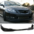 thumbnail image 3 of Ikon Motorsports Compatible with 07-09 Mazda 3 Mazda3 4Dr Sedan S Model N1 Style Front Bumper Lip Spoiler PU Polyurethane, 3 of 4