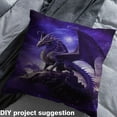 thumbnail image 3 of Manfei 3D Western Dragon Fabric by the Yard 2 Yards for Kids, Magic Gothic Animal 02, Mystic Stars Galaxy Fabric for Sewing, Sewing Fabric Room Decor, 3 of 6