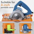 thumbnail image 3 of Router Table Insert Plate Circular Saw Guide Plate Woodworking Bench Flip Plate for Cutting Trimming Machine 25x28cm, 3 of 5