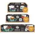 thumbnail image 1 of CABEN-Ziplock Bags - 100% Certified Compost Sandwich Zip lock Freezer Bag - Kitchen Food & Lunch Snack Storage - Large, Medium & Small Size - 1 Box of Each Size, 1 of 4