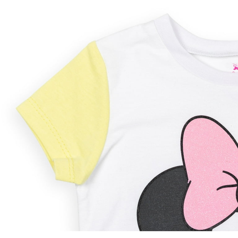 Disney Minnie Mouse Infant Baby Girls Peplum T-Shirt and Leggings