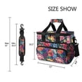 thumbnail image 3 of FORMRS Insulated Cooler Bag 24 Cans Capacity Soft Leakproof Lunch Box with Side Pockets, Ethereal Floral Harmony, 3 of 7