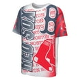 thumbnail image 2 of Youth White Boston Red Sox Impact Hit Bold T-Shirt, 2 of 3