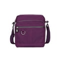 thumbnail image 3 of LAVA Women Waterproof Crossbody Purse Nylon Shoulder Handbag Messenger Bags (Purple), 3 of 12
