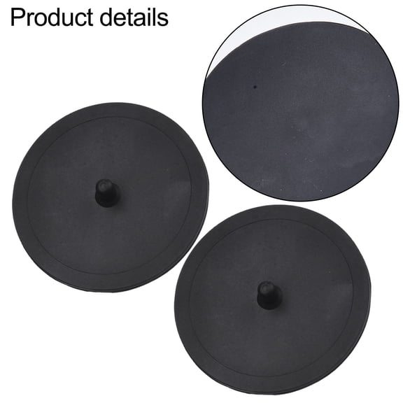 2Pcs Rubber Backflush Disk for Espresso Machine Cleaning, 50MM & 57MM