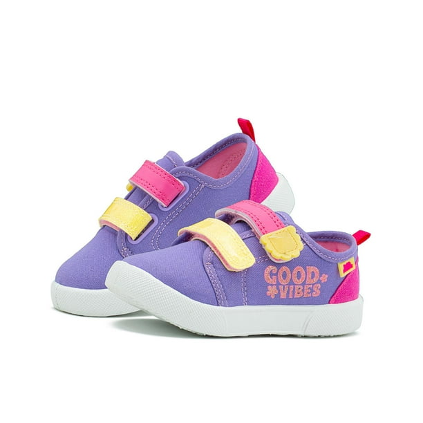 Tenis Turron Bubble Gummers para Niñas Velcro Lila/Fiusha 12