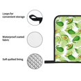 thumbnail image 4 of Salouo Avocado And Tropical Palm Leaves for Oven Mitts and Potholders BBQ Gloves-Oven Mitts and Pot Holders Non-Slip Cooking Gloves for Cooking Baking Grilling (4-Piece Set), 4 of 6