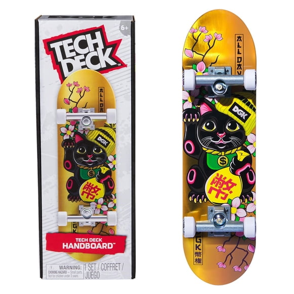 Tech Deck, DGK Handboard; Authentic Mini Skateboards, Kids Toys for Boys & Girls, Ages 6 and up (Hands Use Only)
