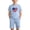 Blue, variant on Kids 4th of July Outfit - Patriotic American Flag Heart Print T-Shirt & Shorts Set - Unisex 2 Piece Summer Clothes for Boys Girls (Green),Size 5 T