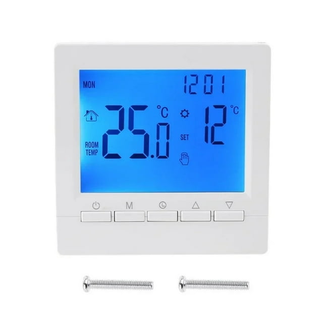 LCD Gas Boiler Thermostat Weekly Programmable Room Heating Thermostat Smart Thermostat ,High Compatibility