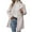 Beige, variant on Women's Blazer Jackets Notched Lapel Single Breasted Trench Coat Casual Fall Winter Slim Fit Pea Coats Outwear with Pockets White S