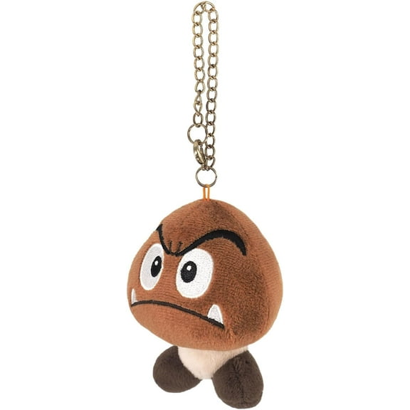 Sanei Boeki MM04 Super Mario All Star Collection Goombo, Mascot, W 3.0 x D 2.8 x H 3.5 inches (7.5 x 7 x 9 cm), Plush Mascot