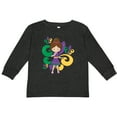 thumbnail image 3 of Inktastic Mardi Gras Girl Girls Long Sleeve Toddler T-Shirt, 3 of 5
