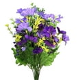 thumbnail image 2 of Travelwant 2Packs Artificial Daisy Flowers Outdoor Spring Summer Decoration UV Resistant Fake Flowers Faux Plastic Greenery Shrub Plant Indoor Outside, 2 of 7